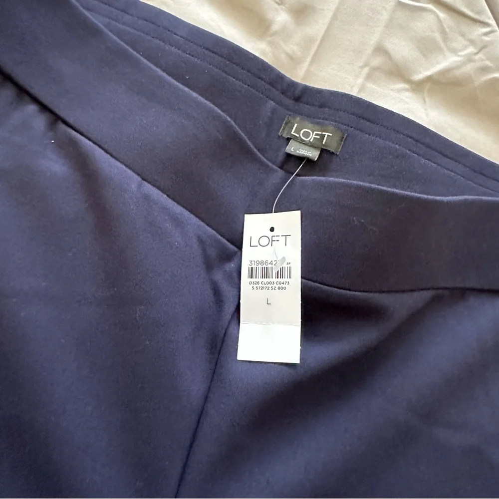 NWT Loft Ponte Pull On Pants Large - Picture 2 of 5